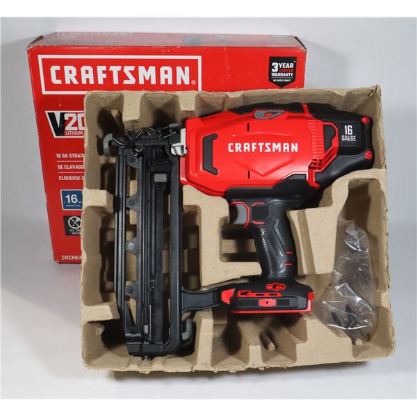 CRAFTSMAN 16 GA STRAIGHT NAILER V20 LITHIUM ION (TOOL ONLY)