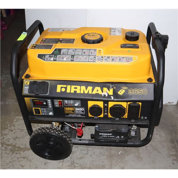 FIRMAN 3650 GENERATOR