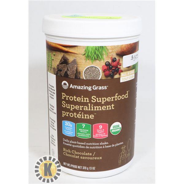 AMAZING GRASS PROTEIN SUPERFOOD RICH CHOCOLATE