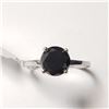 Image 1 : 14K WHITE GOLD BLACK DIAMOND(1.3CT) RING (~SIZE 6)