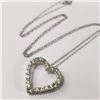 Image 2 : SILVER PERIDOT 18" NECKLACE