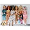 UNCLAIMED LOT OF 6 DOLLS