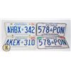 Image 1 : 2 SETS OF ONTARIO LICENCE PLATES