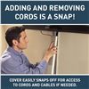 Image 3 : LEGRAND FLAT SCREEN TV CORD COVER KIT