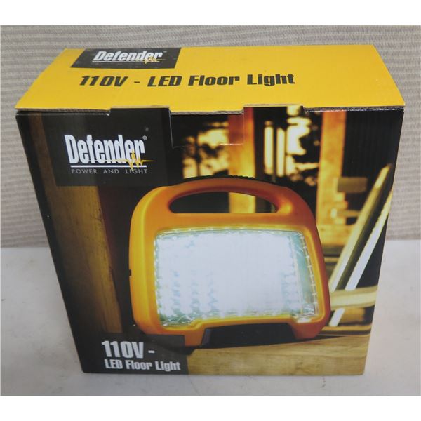 Defender 110V LED Floor Light New in Box