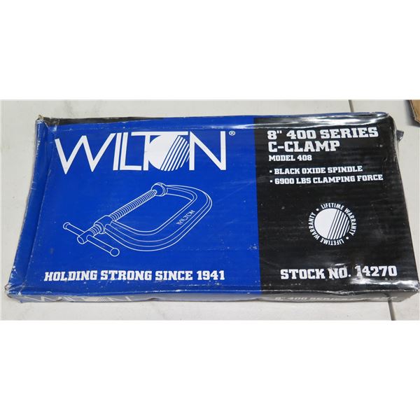 Wilton 8" 400 Series C-Clamp Model 408  New in Box