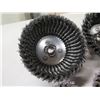 Image 8 : Qty 13 Wire Wheel Brushes, Knotted Wire Cap Brush, etc Misc Size