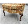 Image 10 : WOODMARK ORIGINAL QUEEN ANNE-STYLE WING BACK CHAIRS; PAIR