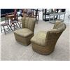 Image 3 : MID CENTURY MODERN KROEHLER BARREL SWIVEL CHAIRS; PAIR