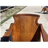 Image 14 : ANTIQUE WOOD ROCKER WITH LEATHER SEAT