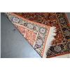 Image 2 : CHINESE HAND KNOTTED SILK PILE RUG, THE DEEP BRICK RED FIELD W/A CENTRAL SMALL DEEP BLUE MEDALLION F