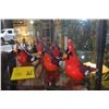 Image 2 : HANDBLOWN ART GLASS RED CARDINAL; SIGNED PAUL MILLER, LANGHAM ENGLAND (5 PCS)