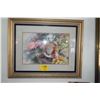 Image 1 : FRAMED WATERCOLOR; SIGNED JANELL NISHIDA (32 1/4" X 26")