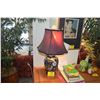 Image 1 : CHINESE PORCELAIN GINGER JAR LAMP W/SHADE
