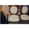 Image 2 : FRENCH STYLE UPHOLSTERED DINING CHAIRS (2 ARM, 2 SIDE) (4 PCS)