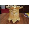Image 2 : JAPANESE GILDED BRONZE HANDING LAMP