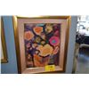 Image 1 : FRAMED MIXED MEDIA; SIGNED (19 1/2" X 23 1/2")