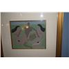 Image 2 : FRAMED ART; SIGNED (17 1/2" X 15 1/2")