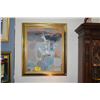 Image 1 : FRAMED PAINTING, DIAMOND HEAD; SIGNED LAU CHUN (30 3/4" X 36 1/2")