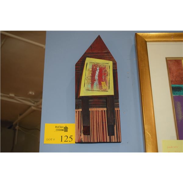 MIXED MEDIA ART; SIGNED