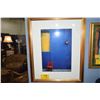 Image 1 : FRAMED CIBACHROME BLEACH DYE PRINT, TITLED "PRIMARY WALL, CASAMALOAPAN, MEXICO"; BY JEFFREY BECOM 9/