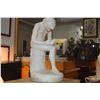 Image 2 : ALABASTER FIGURE  OF "BOY W/THORN" (14")