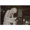 Image 3 : ALABASTER FIGURE  OF "BOY W/THORN" (14")