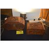 Image 1 : CHINESE CARVED WOOD BOXES (1 W/LOCK) (2 PCS)