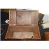 Image 5 : CHINESE CARVED WOOD BOXES (1 W/LOCK) (2 PCS)