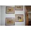 Image 1 : FRAMED ANIMAL STUDY, INDIA (13 1/2" X 11 3/4") (5 PCS)