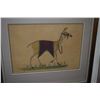 Image 6 : FRAMED ANIMAL STUDY, INDIA (13 1/2" X 11 3/4") (5 PCS)