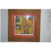 Image 2 : FRAMED PAINTING TITLED "PERCUSSION PIPING"; SIGNED (14 1/2" X 15")