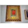 Image 1 : FRAMED WATERCOLOR, "ROADSIDE ATTRACTION"; SIGNED DAVIS 2001 (CHUCK) (21" X 25")