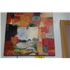 Image 2 : ABSTRACT PAINTING; SIGNED ON REVERSE DOUG YOUNG (20" X 20")