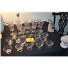 Image 1 : ETCHED CRYSTAL STEMWARE (27 PCS)
