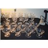 Image 2 : ETCHED CRYSTAL STEMWARE (27 PCS)