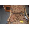 Image 2 : FRENCH 19TH CENTURY LOUIS XIV GILT OPEN ARM CHAIR W/TAPESTRY UPHOLSTERED BACK & SEAT, RECTANGULAR BA