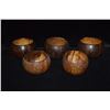 Image 1 : COCONUT CUPS, 19TH CENTURY (KINNY FAMILY CUPS) (5 PCS)