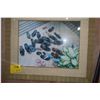 Image 1 : FRAMED PRINT, "SLIPPHAS" (31" X 26")