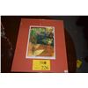 Image 1 : MATTED MONO PRINT, "LEAF PATTERN #5"; SIGNED LINDA SPADARO (13 1/4" X 17")