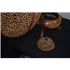 Image 7 : LARGE KOA & BAMBOO COVERED VASE BY ROBERT W. BUTTS, THE OVAL VASE W/KOA RIBS & RETICULATED SIDES COM