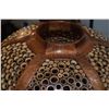 Image 8 : LARGE KOA & BAMBOO COVERED VASE BY ROBERT W. BUTTS, THE OVAL VASE W/KOA RIBS & RETICULATED SIDES COM