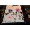 Image 1 : MEN'S DRESSER SET ACCESSORIES & ELK TOOTH PENDANT (17 PCS)