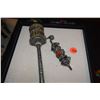 Image 3 : TIBETAN PRAYER WHEEL & VAKRA DORJE W/TURQUOISE & CORAL EMBELLISHMENTS (2 PCS)