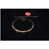 Image 2 : 14K HINGED BANGLE BRACELET (21 .4 G)
