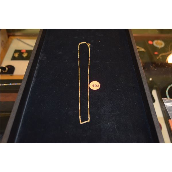 18K CHAIN/LINK NECKLACE (7.9 G)