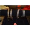 Image 2 : VINTAGE HINGED BANGLE BRACELETS (4 PCS)