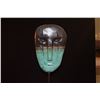 Image 2 : CAROLE LA ROCHE BRONZE TURQUOISE MESSENGER MASK ON STAND