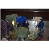 Image 3 : COLLECTION OF STONE & GLASS ANIMALS (11 PCS)
