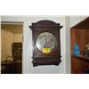 Image 1 : ARTS & CRAFT STYLE WALL CLOCK - CLOCK FACE IS ORIGINAL PAINTING BY JEAN CHARLOT